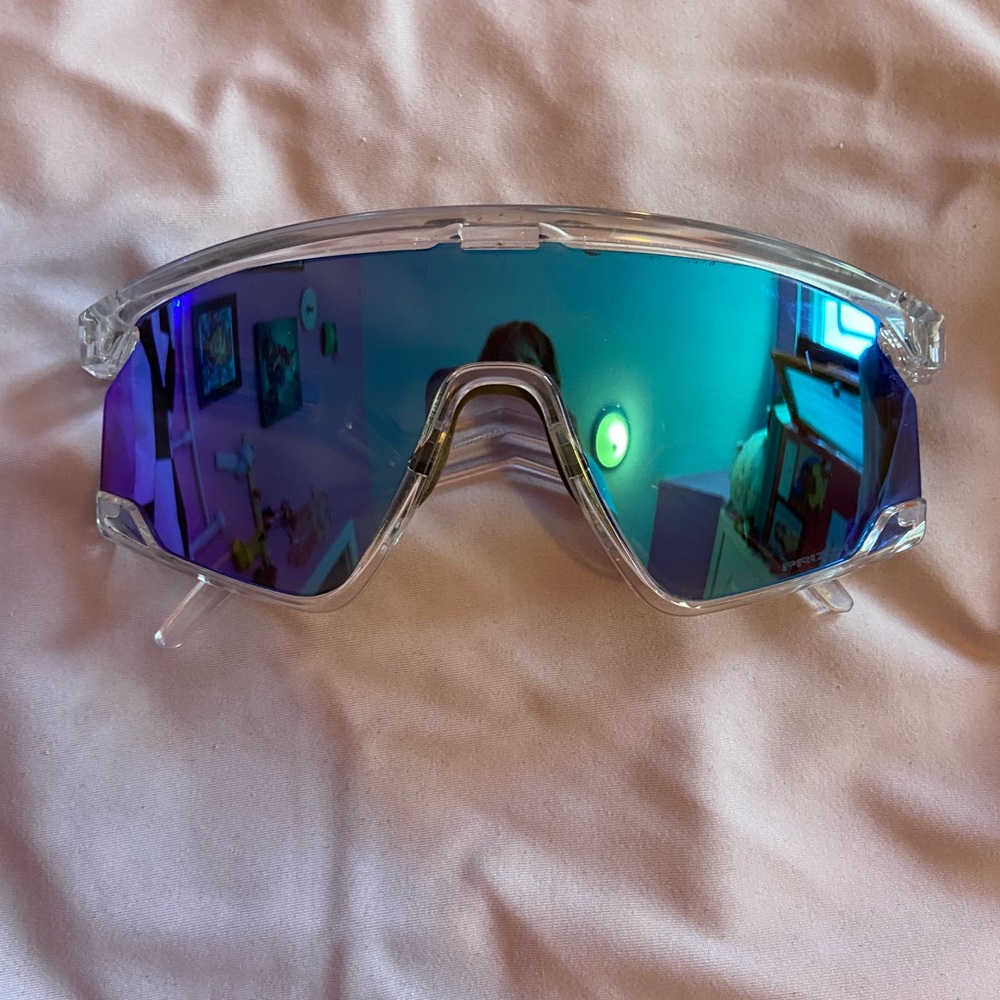 Oakley BXTR clear frame prism sapphire lens, In great condition (no case)